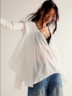 Free People … We the free  oversized flowing tunic top